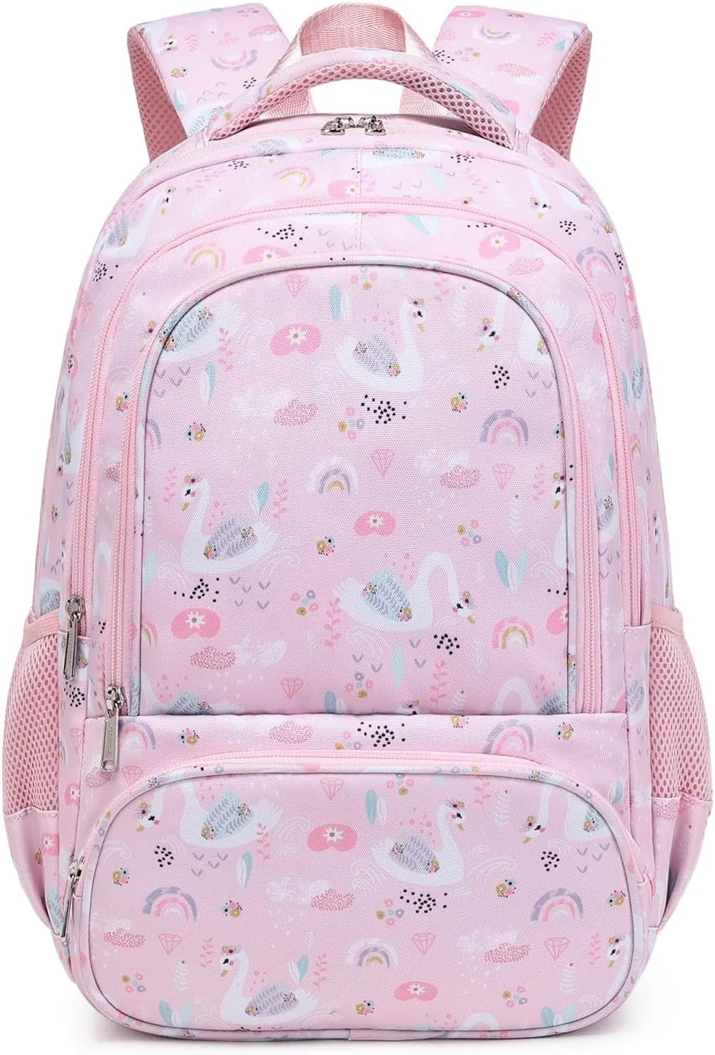 abshoo Lightweight Swan Kids Backpack For School Girls Elementary Kindergarten Bookbag School Bags (Swan)