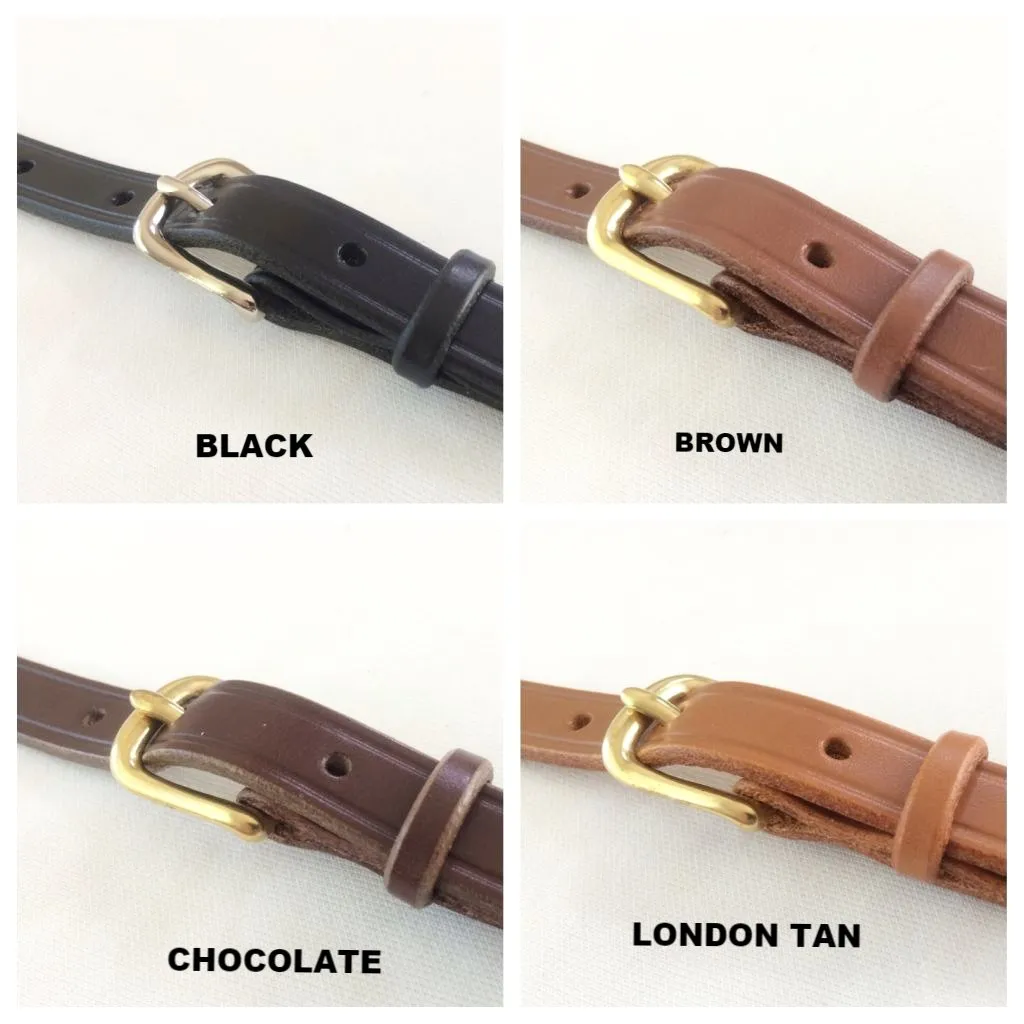 Adjustable Leather Cross Body Bag & Purse Straps - Choice of Widths, Lengths & Colors