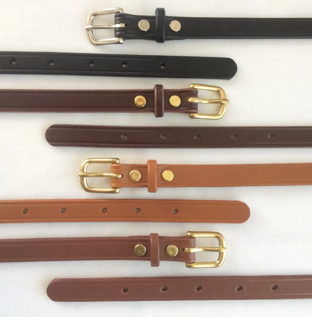Adjustable Leather Cross Body Bag & Purse Straps - Choice of Widths, Lengths & Colors
