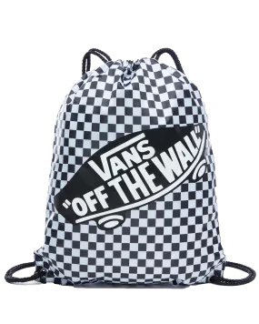 Benched Gymbag in Black & White Check