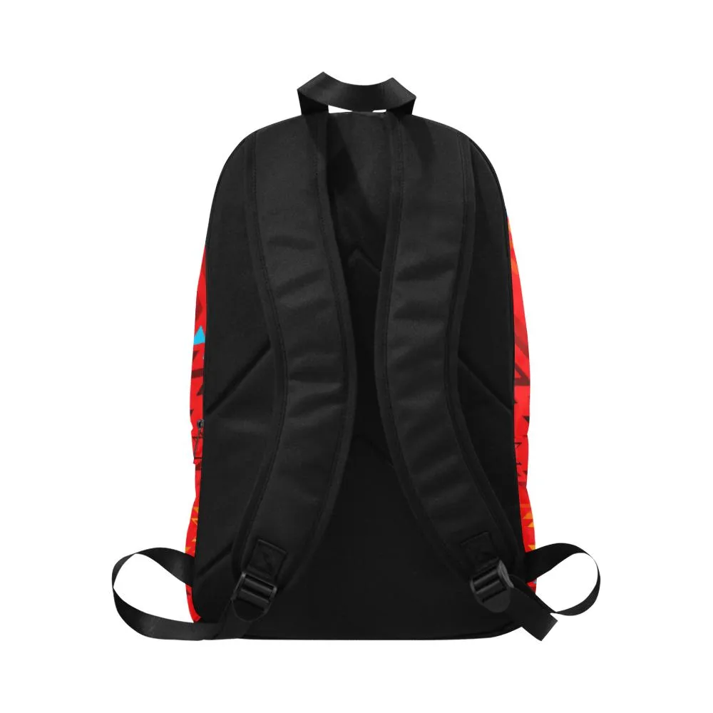 Big Pattern Fire Colors and Sky Sierra Backpack for Adult