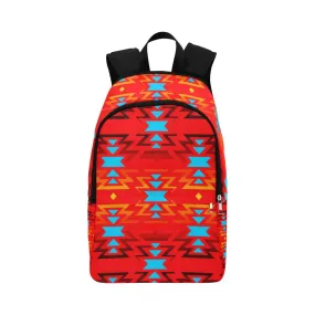 Big Pattern Fire Colors and Sky Sierra Backpack for Adult