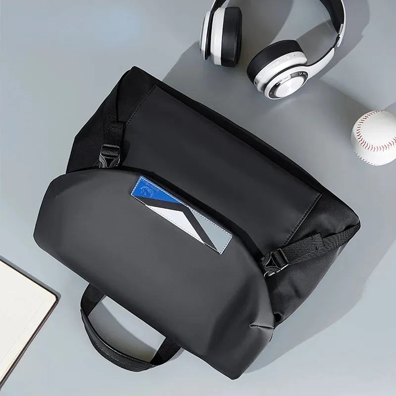 DENIM Fashion Men Crossbody Bags Large Capacity Messenger Bag