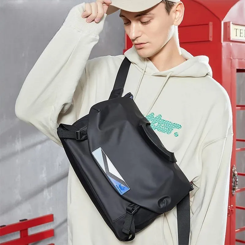 DENIM Fashion Men Crossbody Bags Large Capacity Messenger Bag