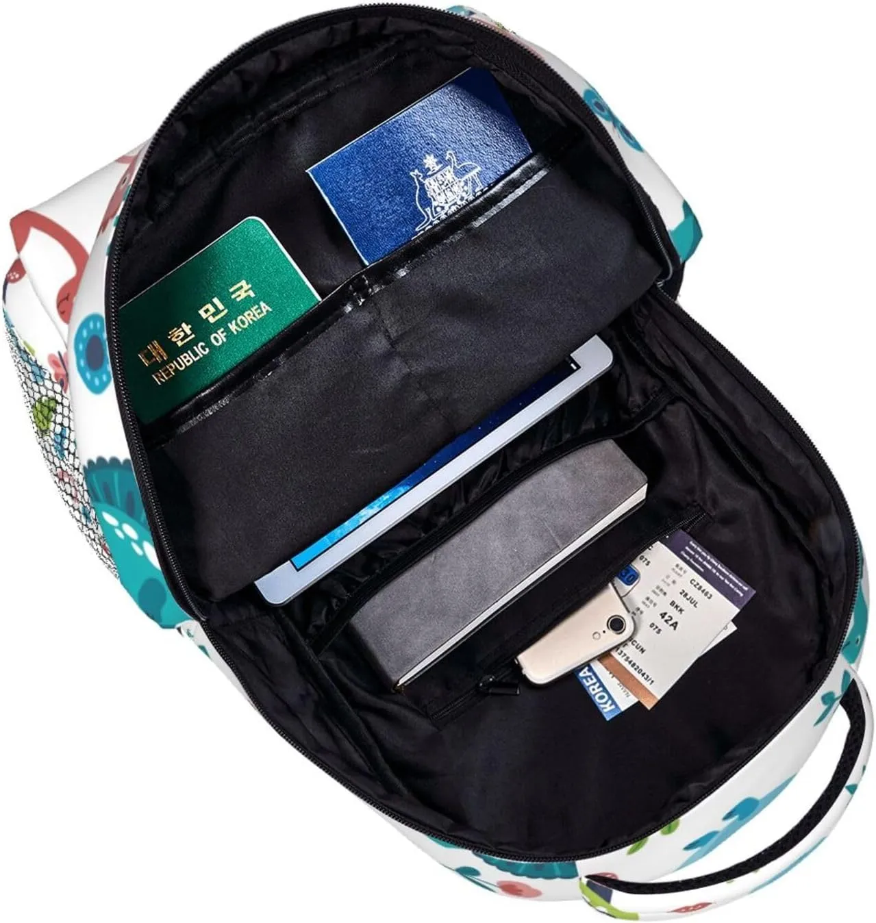 Dino Travel Laptop Backpack for Women Lightweight College Backpack Adjustable Fits 15.6 Inch Laptop Bag Waterproof for Men, Gym, Work