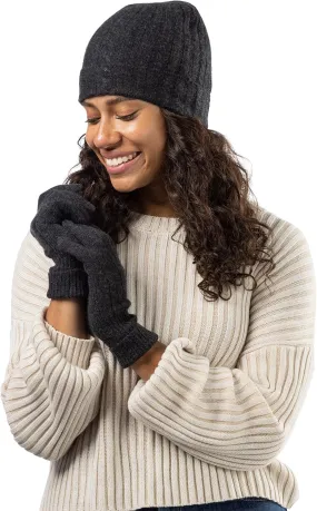 Fishers Finery Women's 100% Pure Cashmere Hat & Glove Set with Exquisite Box