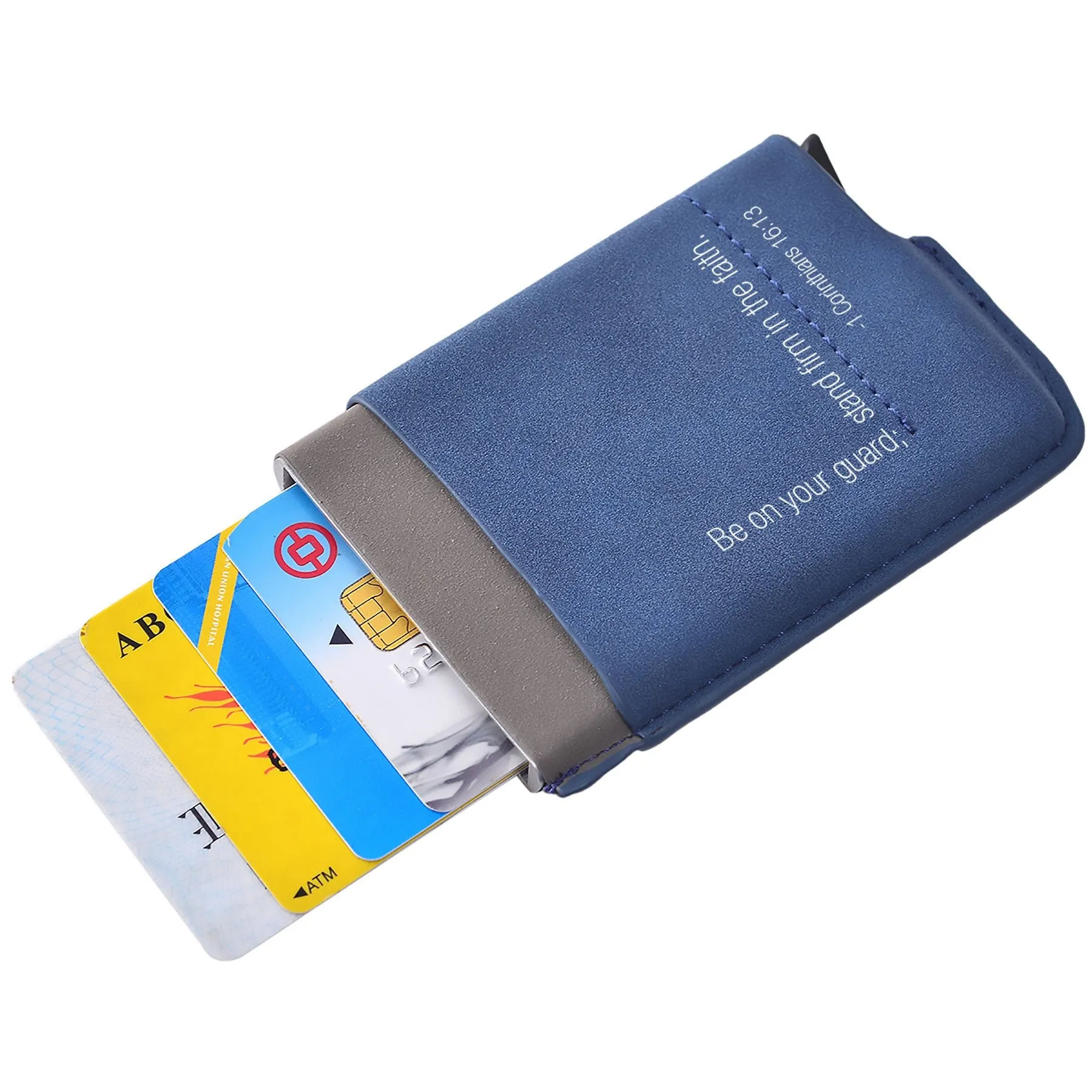 Man of God® Men's Slim Wallet With RFID Card Blocker
