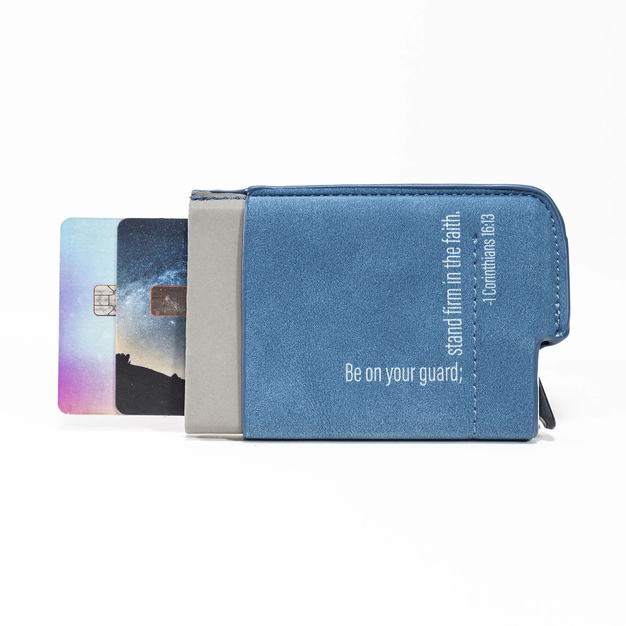Man of God® Men's Slim Wallet With RFID Card Blocker