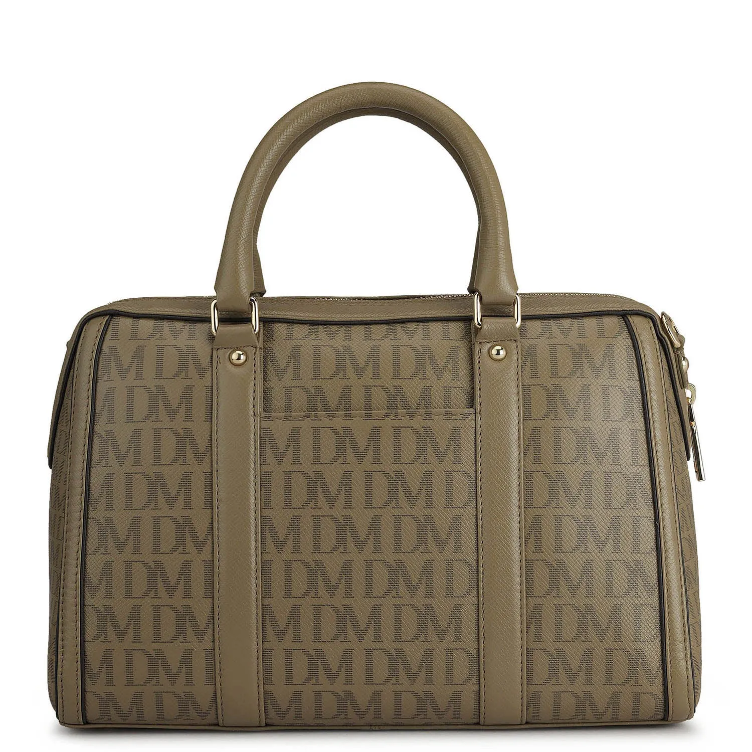 Medium Monogram Franzy Leather Satchel - Turtle