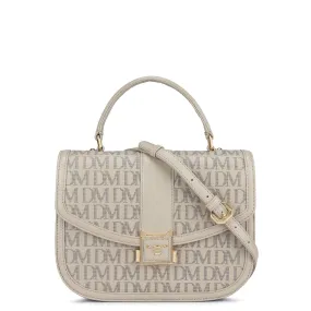 Medium Monogram Leather Satchel - Lamb