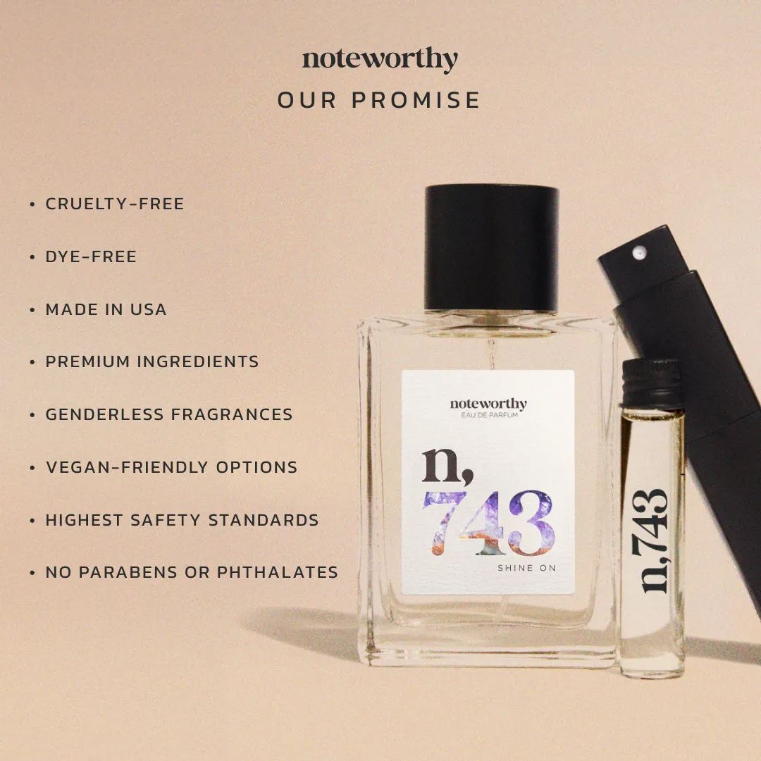 Noteworthy n,743 Eau De Parfum Travel Sprays